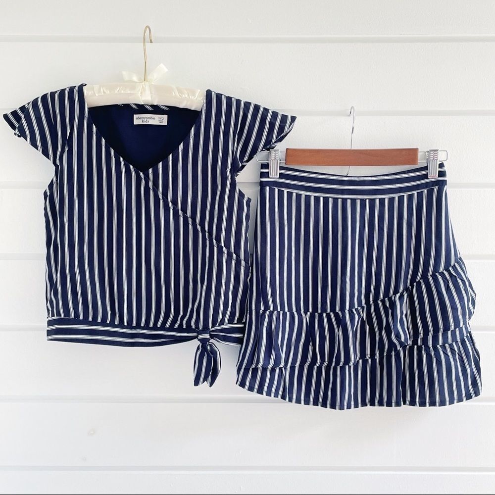 Abercrombie Kids Matching Set Striped Skirt & Top
